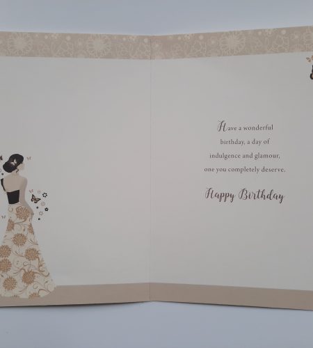 Birthday Card for Female - open birthday card - Image 2