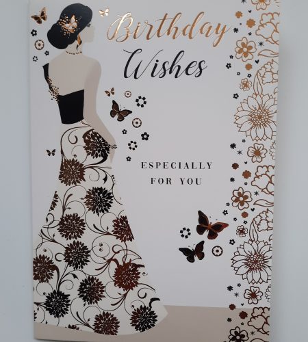 Birthday Card for Female - open birthday card