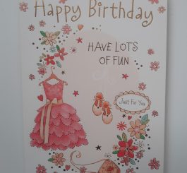 Birthday Card for Female - open birthday card