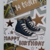 Age 14 Birthday Card Male - 14th birthday card