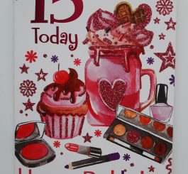 Age 15 Birthday Card Female - 15th birthday card