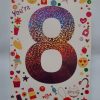 Age 8 Birthday Card Female - 8th birthday card