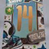Age 14 Birthday Card Male - 14th birthday card