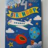 Age 4 Birthday Card Male - 4th birthday card