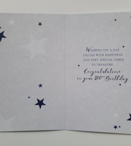 Age 100 Birthday Card Male - Image 2