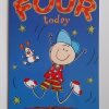 Age 4 Birthday Card Male