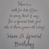 Age 3 Birthday Card Female - Image 2