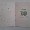 Age 10 Birthday Card Female - Image 2