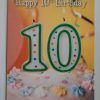 Age 10 Birthday Card Female