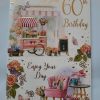 Age 60 Birthday Card Female - 60th Birthday card