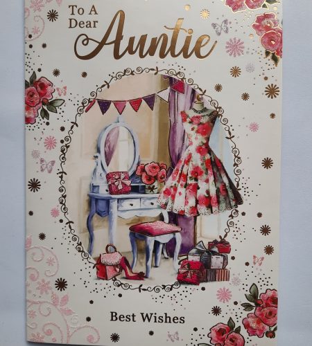 Auntie Birthday Card