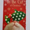 To the Cat at Christmas card