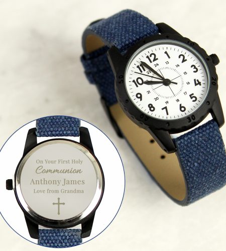 Personalised Holy Communion/Christening Blue Watch