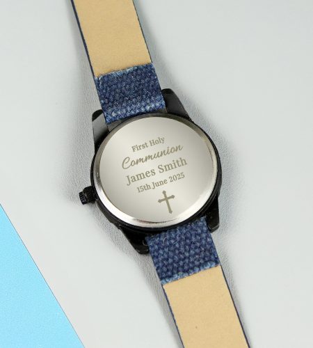 Personalised Holy Communion/Christening Blue Watch - Image 5