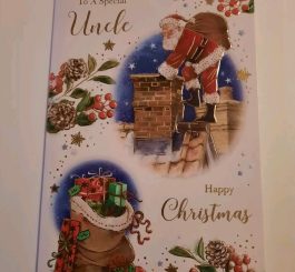 Uncle Christmas card