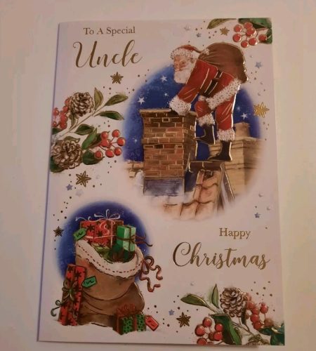 Uncle Christmas card