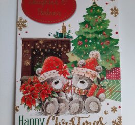 Daughter and Partner Christmas card