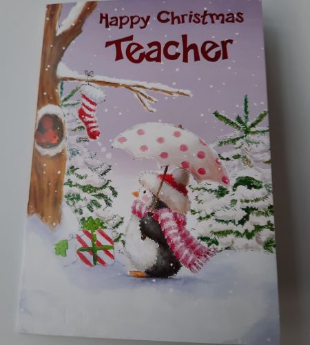 Teacher Christmas card