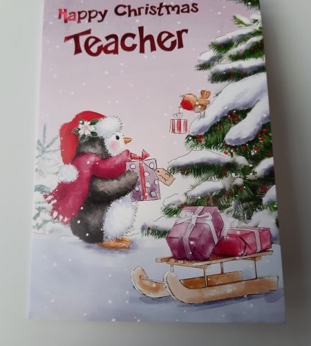 Teacher Christmas card