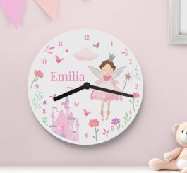 Personalised Fairy Princess Clock