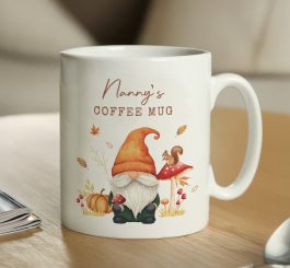 Personalised Autumn Gonk Mug