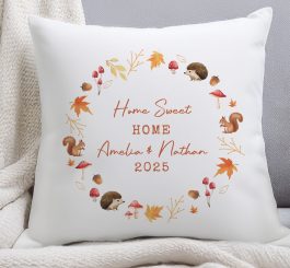 Personalised Autumn Cushion