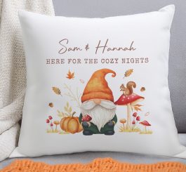 Personalised Autumn Gonk Cushion