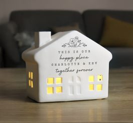 Personalised Floral LED House