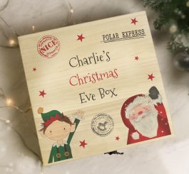 Personalised Wooden Christmas Eve Box