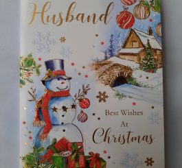 Husband Christmas card