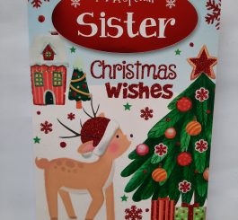 Sister Christmas card