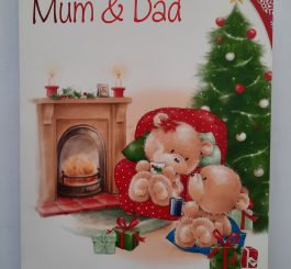 Mum and Dad Christmas card