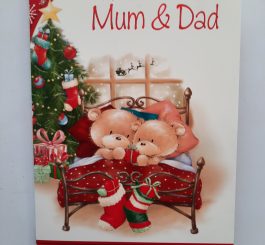 Mum and Dad Christmas card