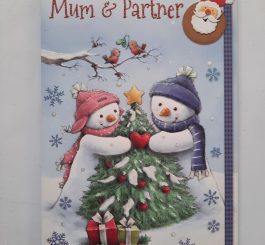 Mum and Partner Christmas card