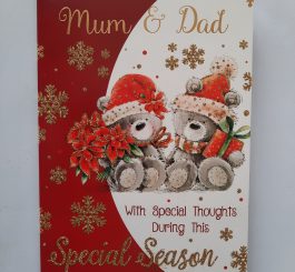 Mum and Dad Christmas card