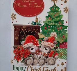Mum and Dad Christmas card