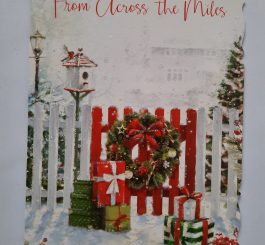 From across the miles Christmas card