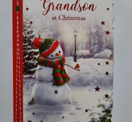 Grandson Christmas card