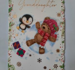 Granddaughter Christmas card