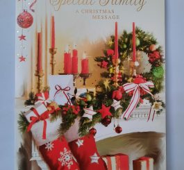 Special Family Christmas card