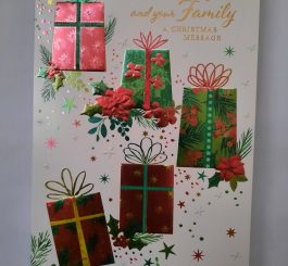 Daughter and Family Christmas card
