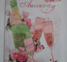 On your anniversary card