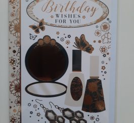 Birthday Card for Female - open birthday card
