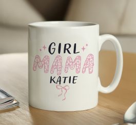 Personalised Girl Mama Mug