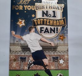 Tottenham No1 Fan Birthday Card