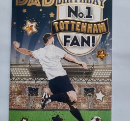 Tottenham No1 Fan Birthday Card For Dad