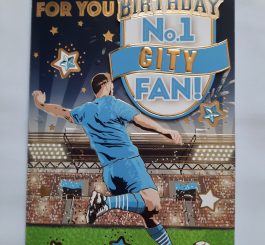 City No1 Fan Birthday Card