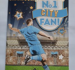 City No1 Fan Birthday Card For Grandson