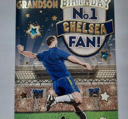 Chelsea No1 Fan Birthday Card for Grandson